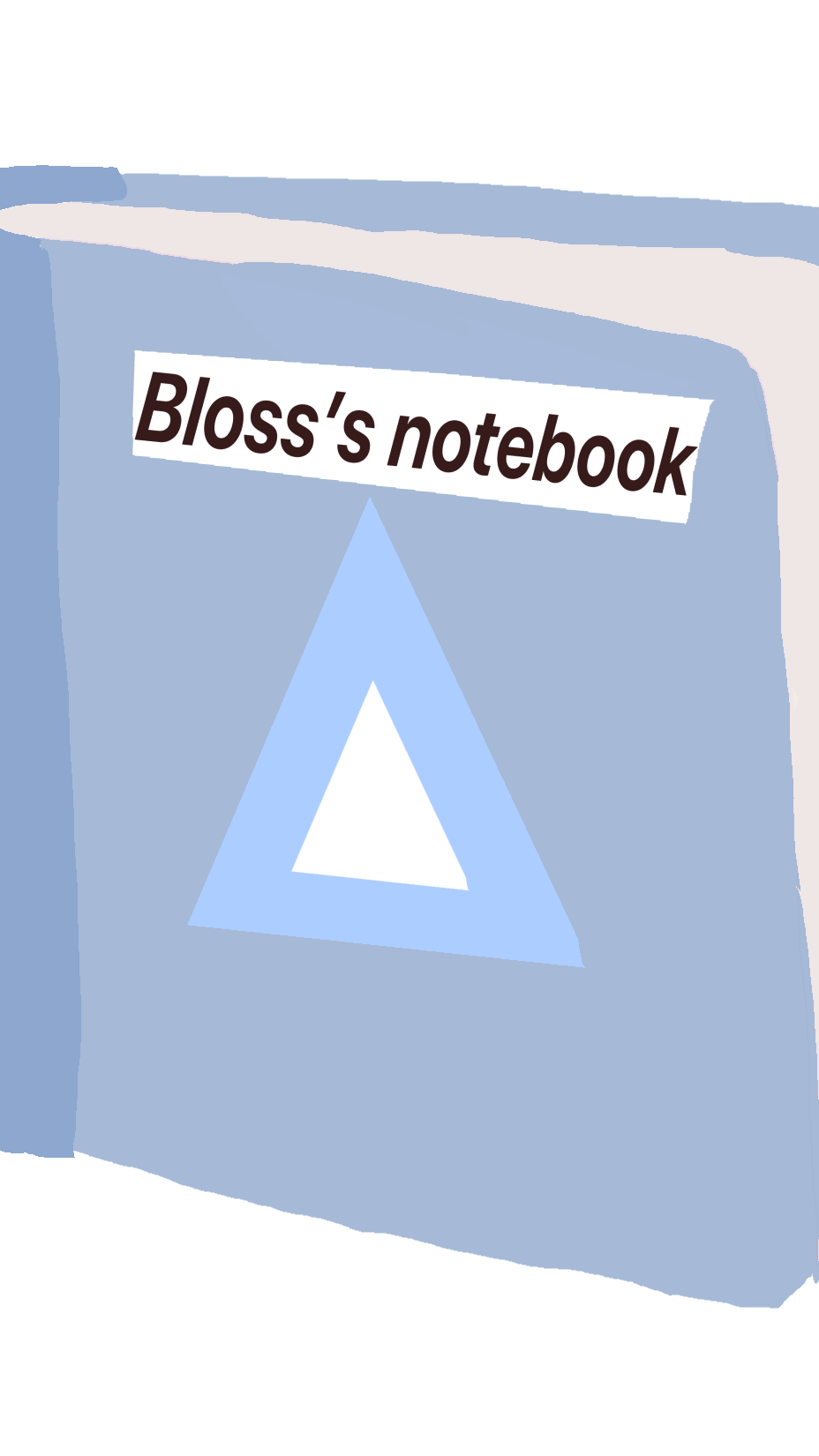Bloss's Drawing Notebook cover