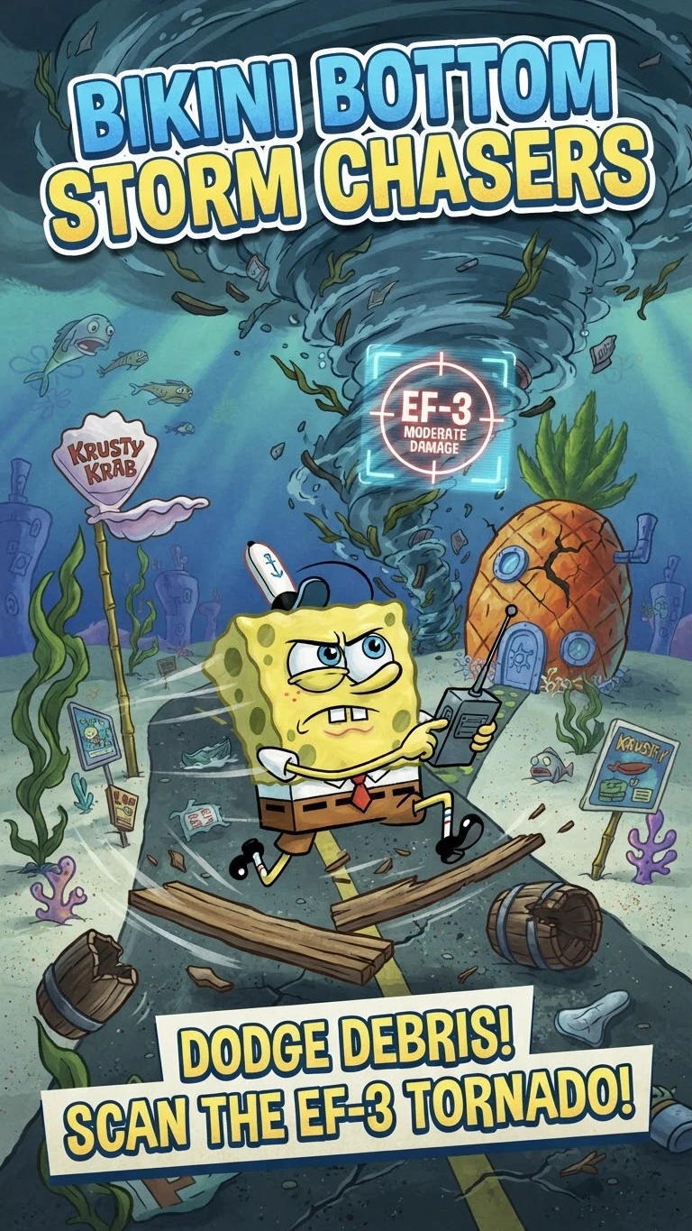 Bikini Bottom Storm Chasers cover
