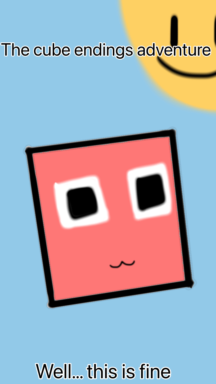 the cube endings adventure cover