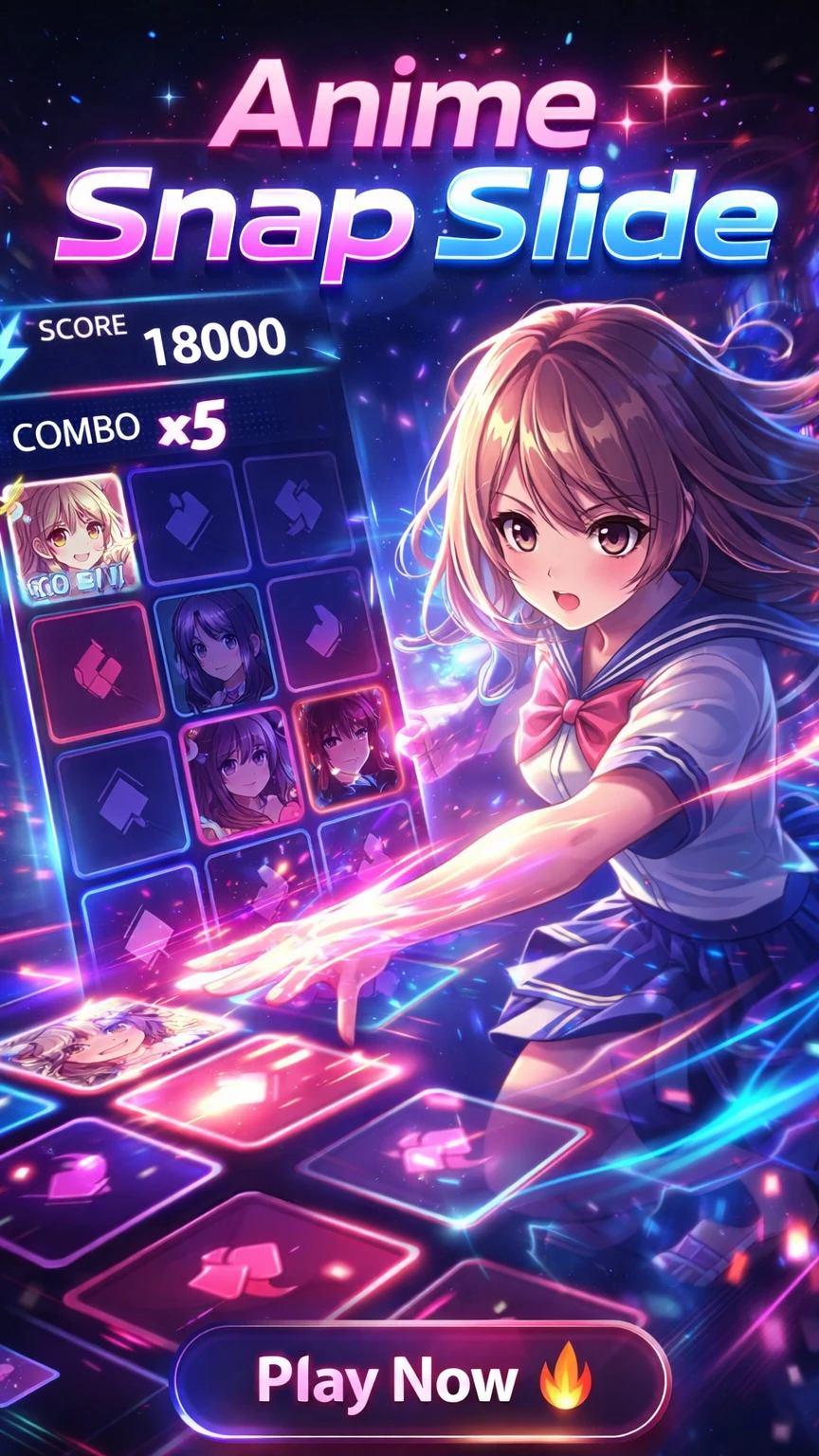 Anime Snap Slide
  #AIGame #AnimeGame #Gaming #NoCode