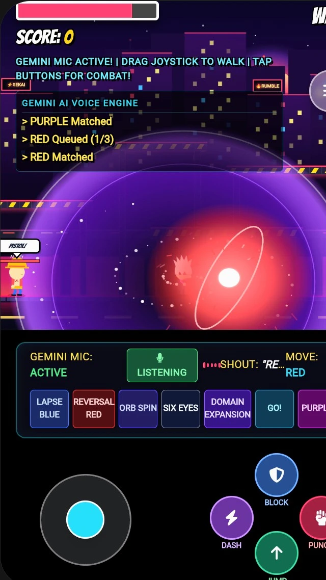 Voice brawler: talk to use attcks cover