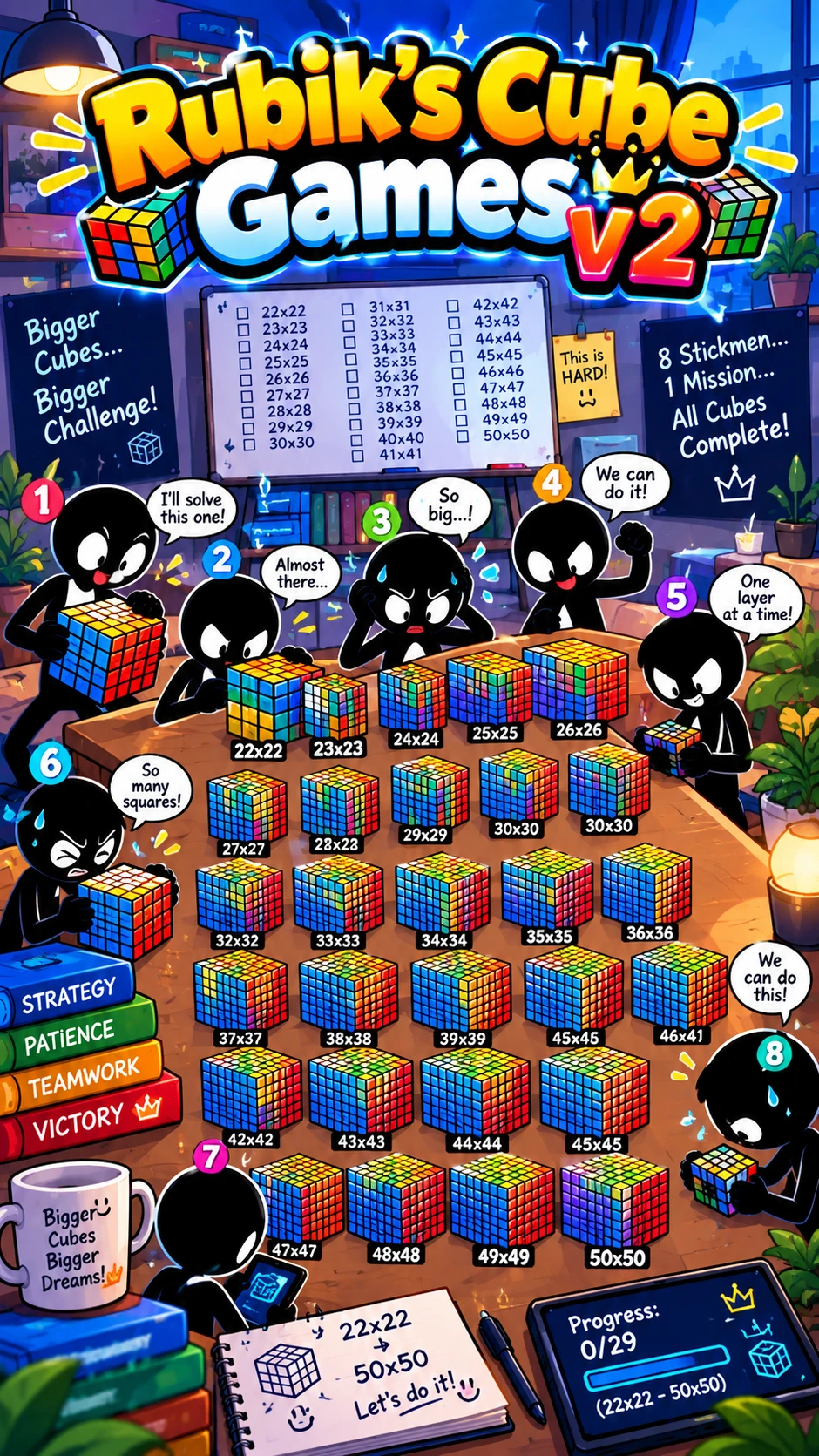 Rubik's Cube Games v2 cover