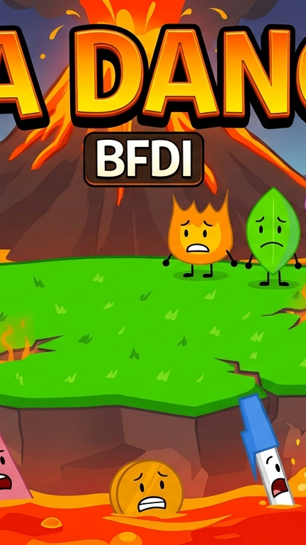 BFDI: 🔥Lava danger!🔥 cover