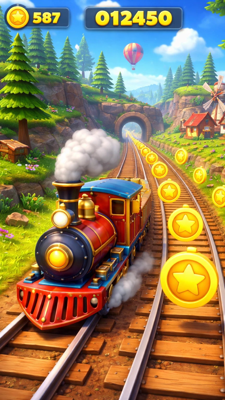 Train master score