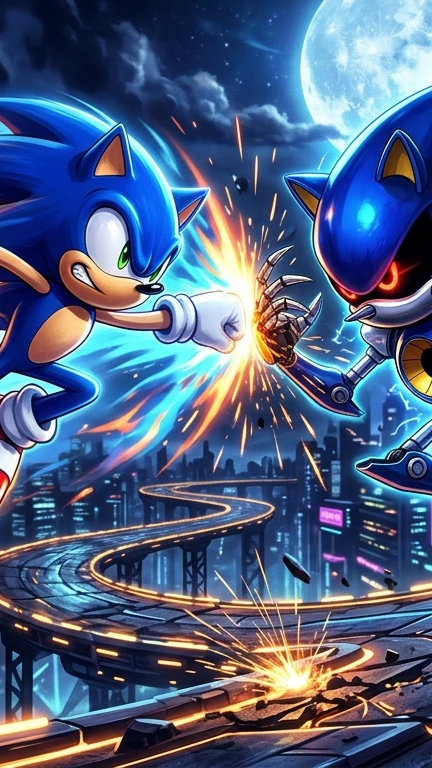 SONIC VS METAL SONIC: RAGDOLL BATTLE cover