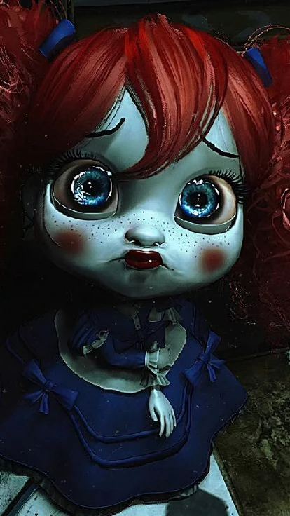 Flesh & Static: Poppy's first experiment of herself as poppy. She's one of a kind of those toys but without using her sharp mind. She's full of joy and love. Experiment wasn't rejected because of her tough attitude. She was adopted by Elliot Ludwig.