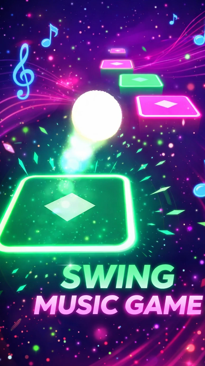 Neon Rhythm Tiles
