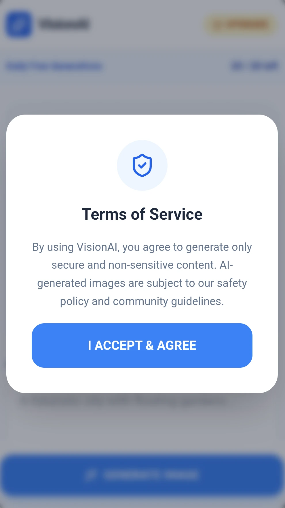 VisionAI: Professional Image Generator