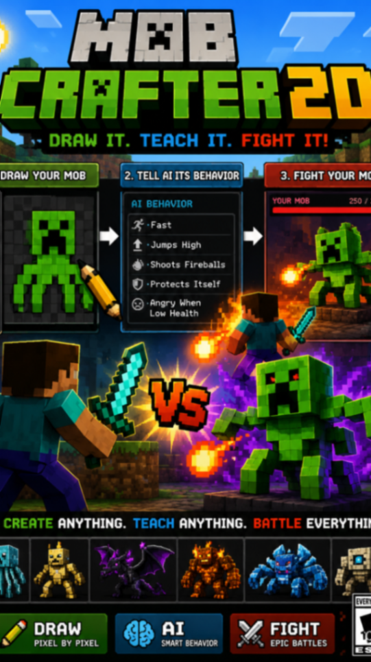 Minecraft Mob Crafter 2d cover