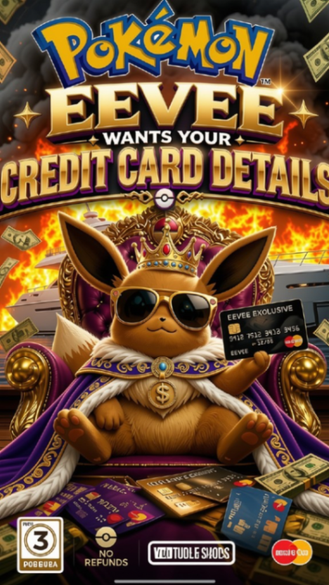 Pokémon: Evee want's your credit card details 2.0 cover