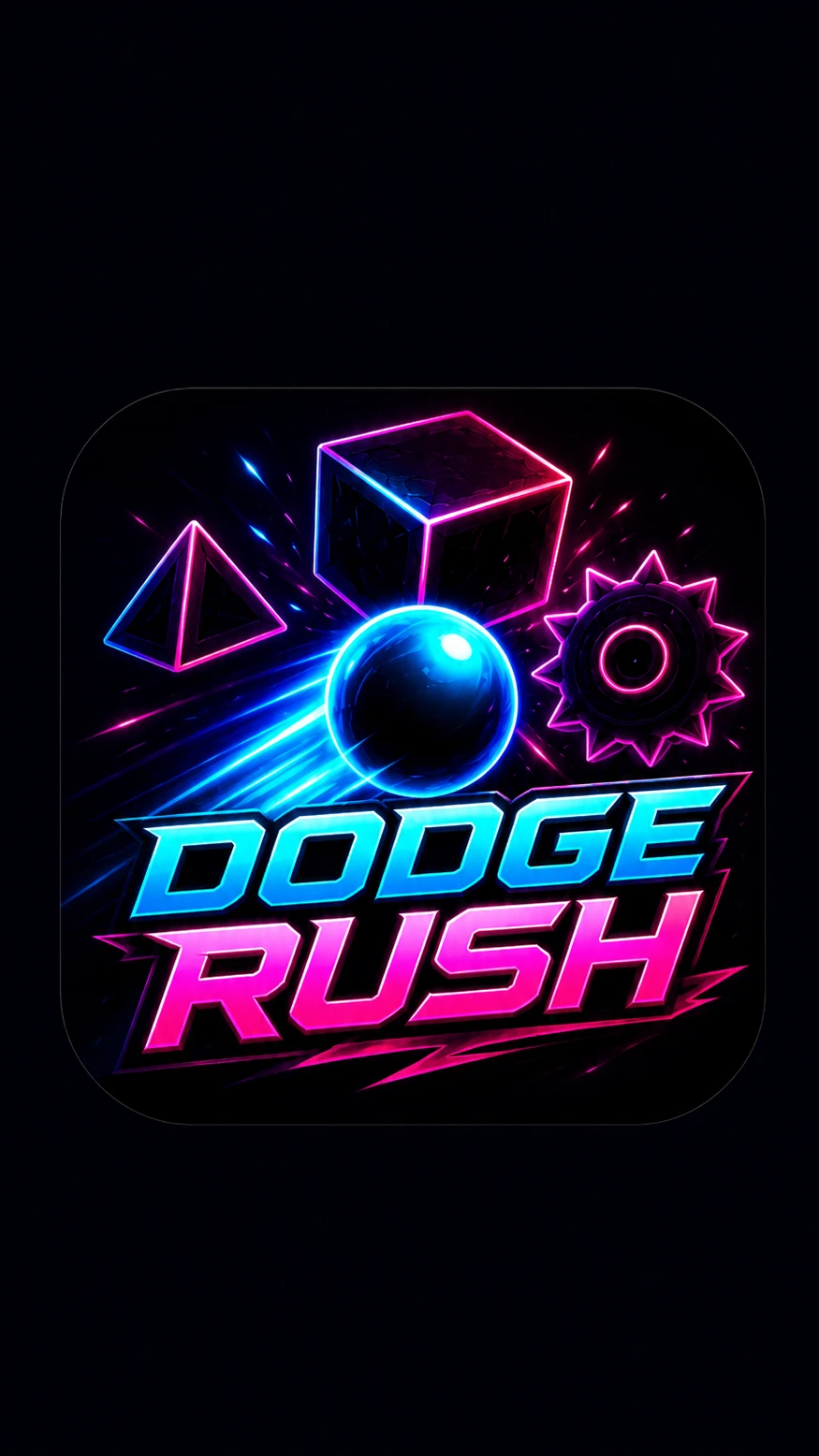 DODGE RUSH – Neon Survival Game cover