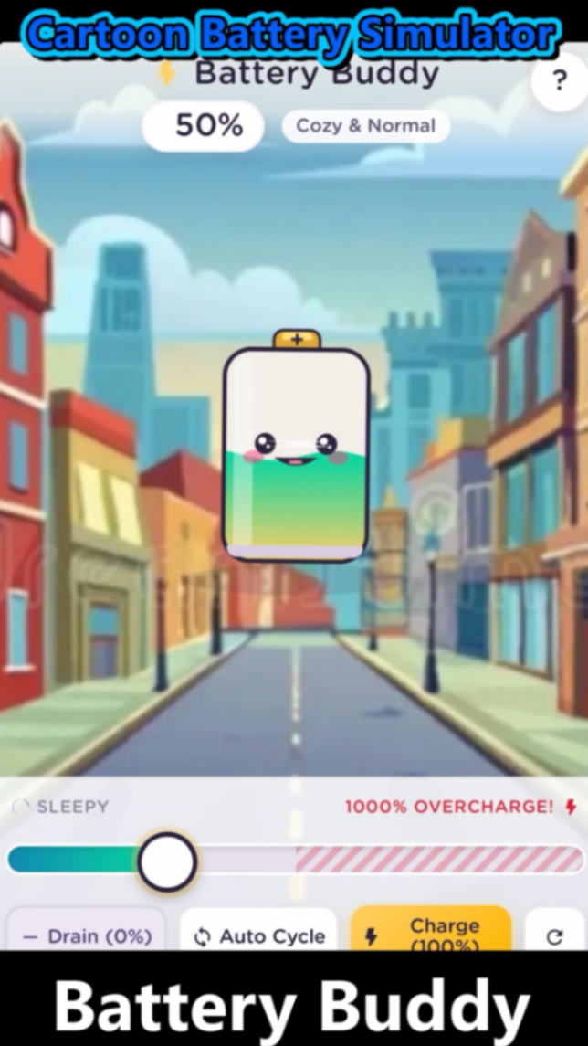 Battery Buddy - Cartoon Battery Simulator cover
