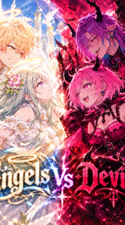 WxS: Angels Vs Devils! cover