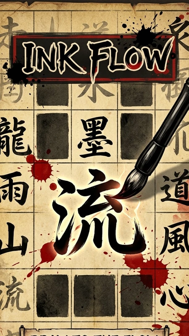 Ink Flow #nuriderburrito #retro #draw #learn #chinese #challenge #leaderboard #darkmode #ink #fyp
