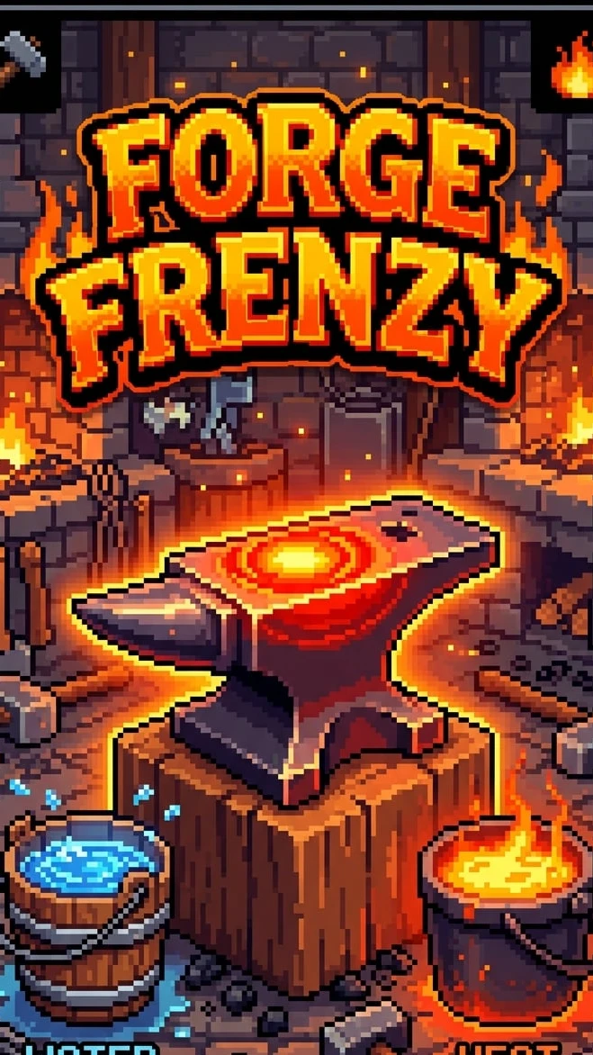 Forge Frenzy #nuriderburrito #forge #rythm #medieval #leaderboard #challenge #frenzy