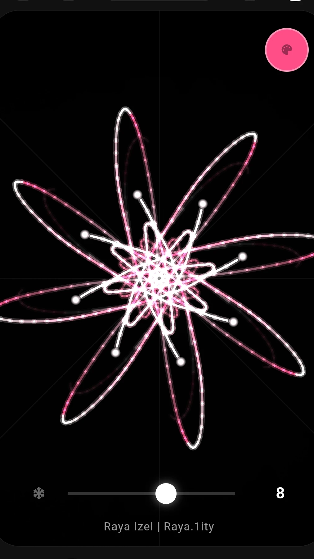 Neon Symmetry - stress reliever - by Raya Izel