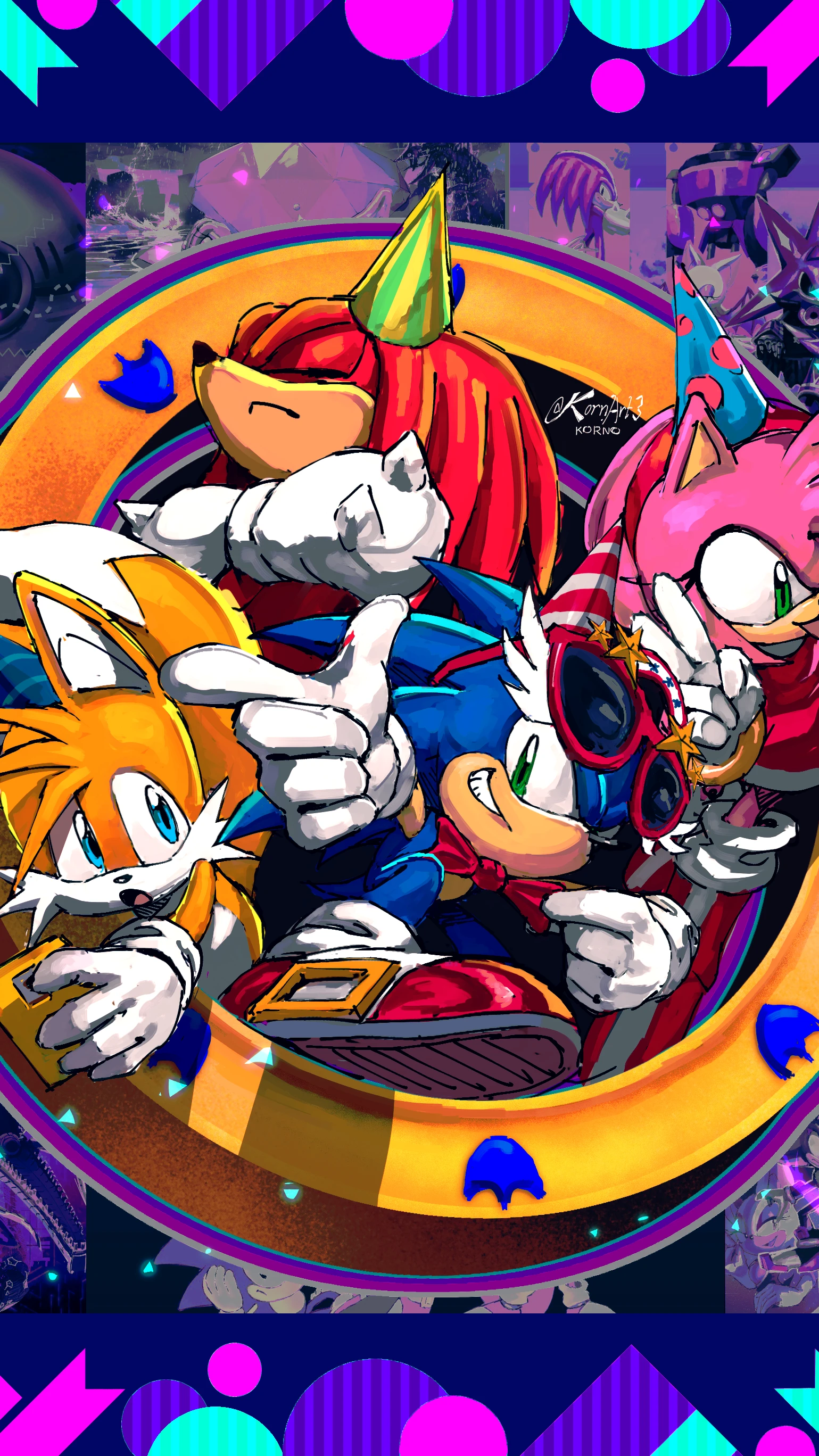 Sonic in your PC screen cover