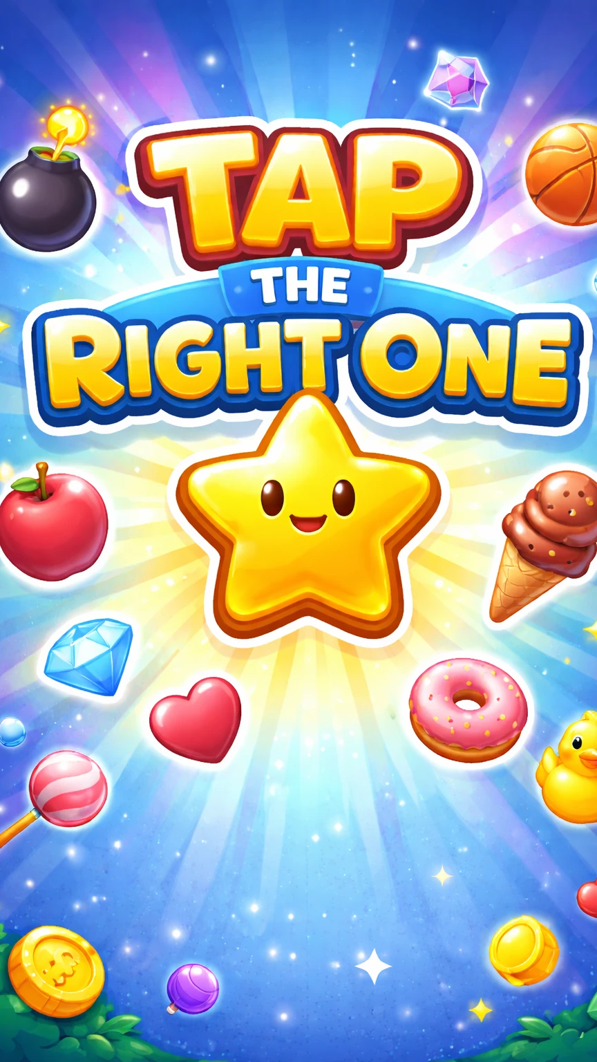 🎯Tap the Right One
(〃゚3゚〃)Enjoy (〃゚3゚〃)
#fungame
#taptherightone