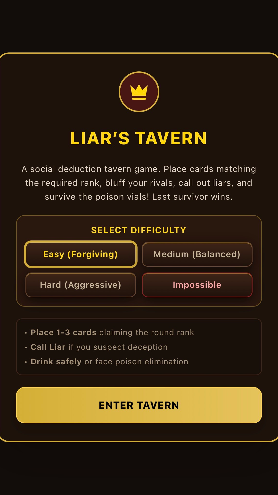 Liar’s Tavern cover