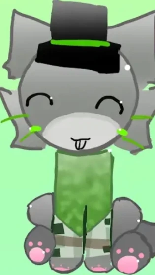 Fire Green Cat: Stretch Face pro cover