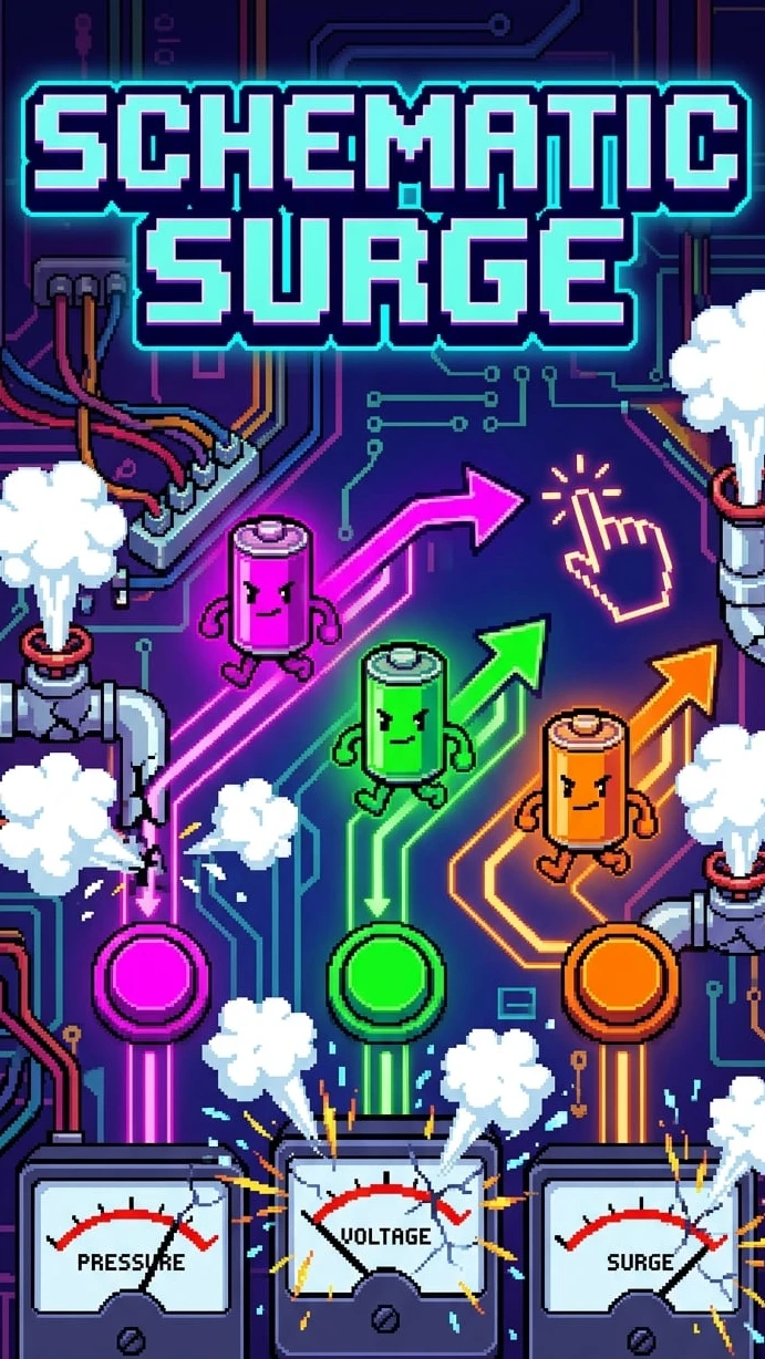 Schematic Surge #nuriderburrito #leaderboard #challenge #fyp #battery #match #link #factory