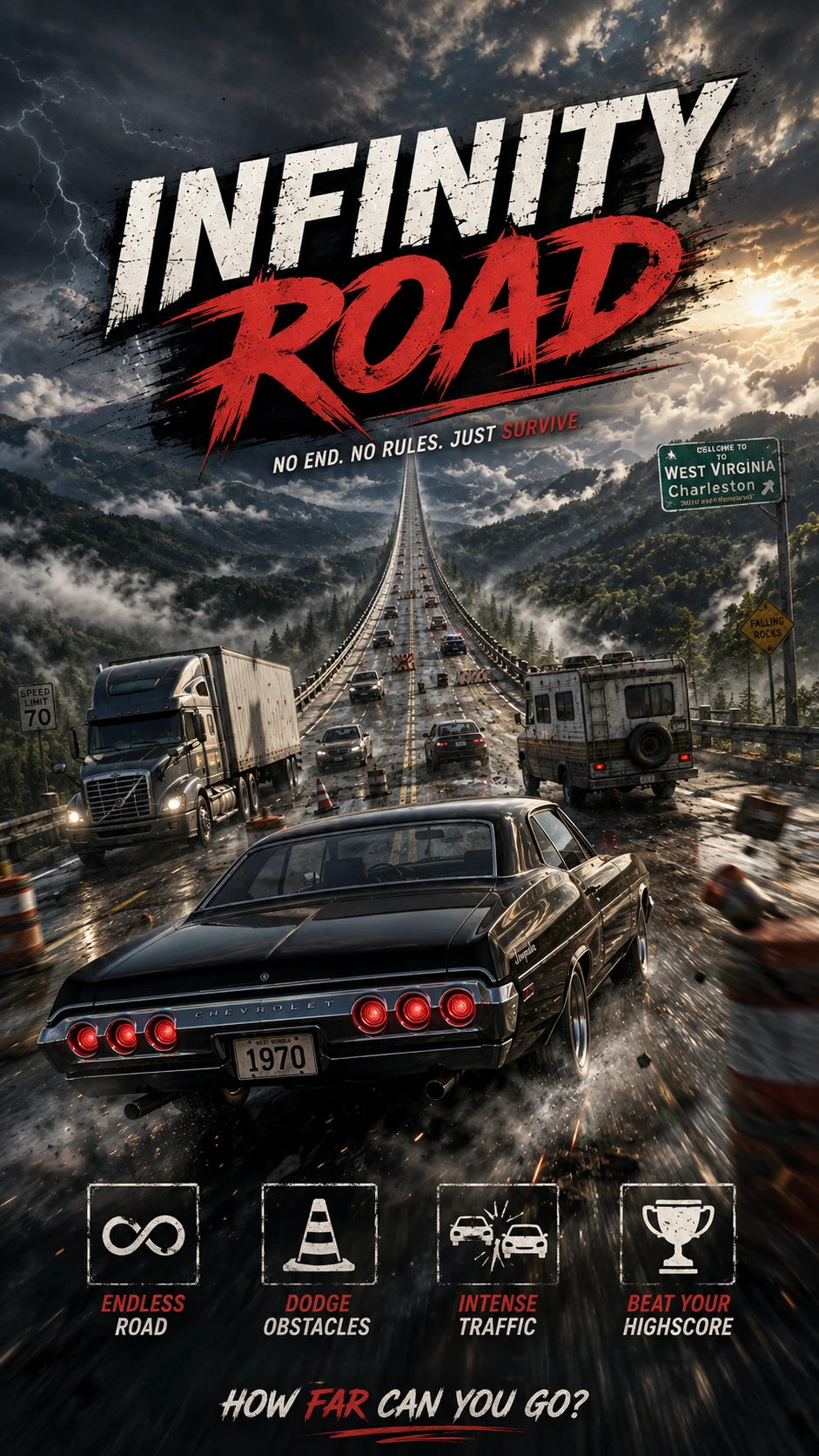 Infinity road cover