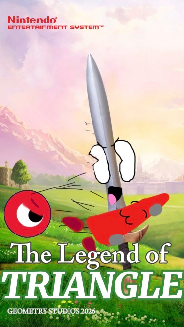 Legend of Triangle (NES) V1 The Legend of Zelda cover