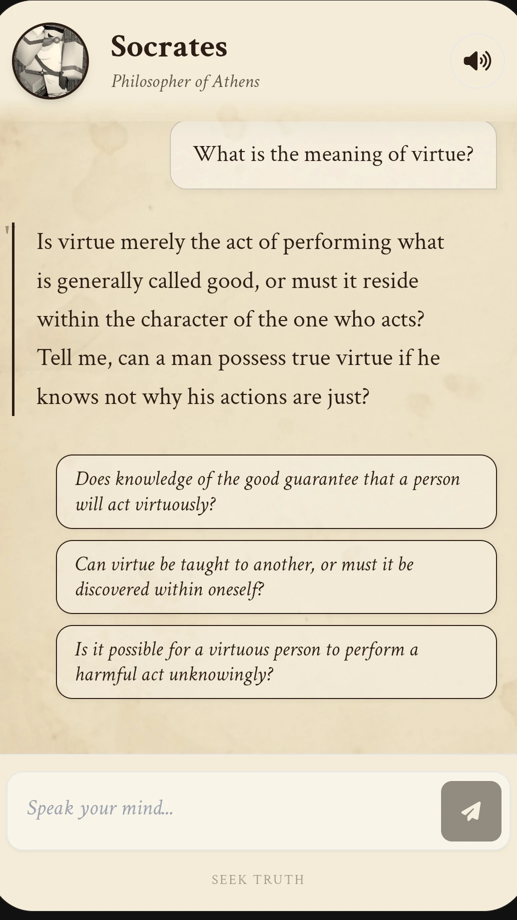 Dialogue with Socrates
