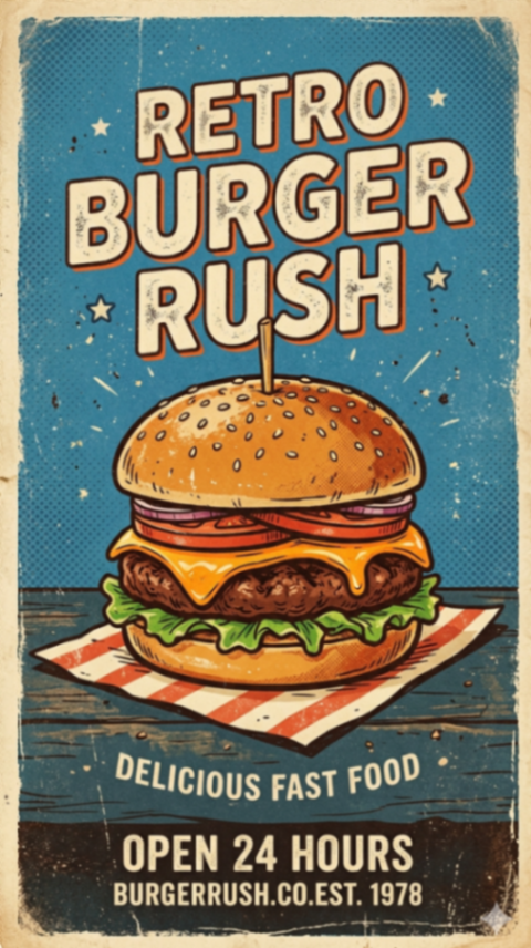 Retro Burger Rush