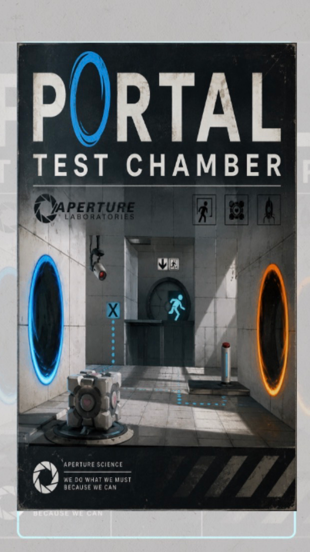 portal test chamber cover