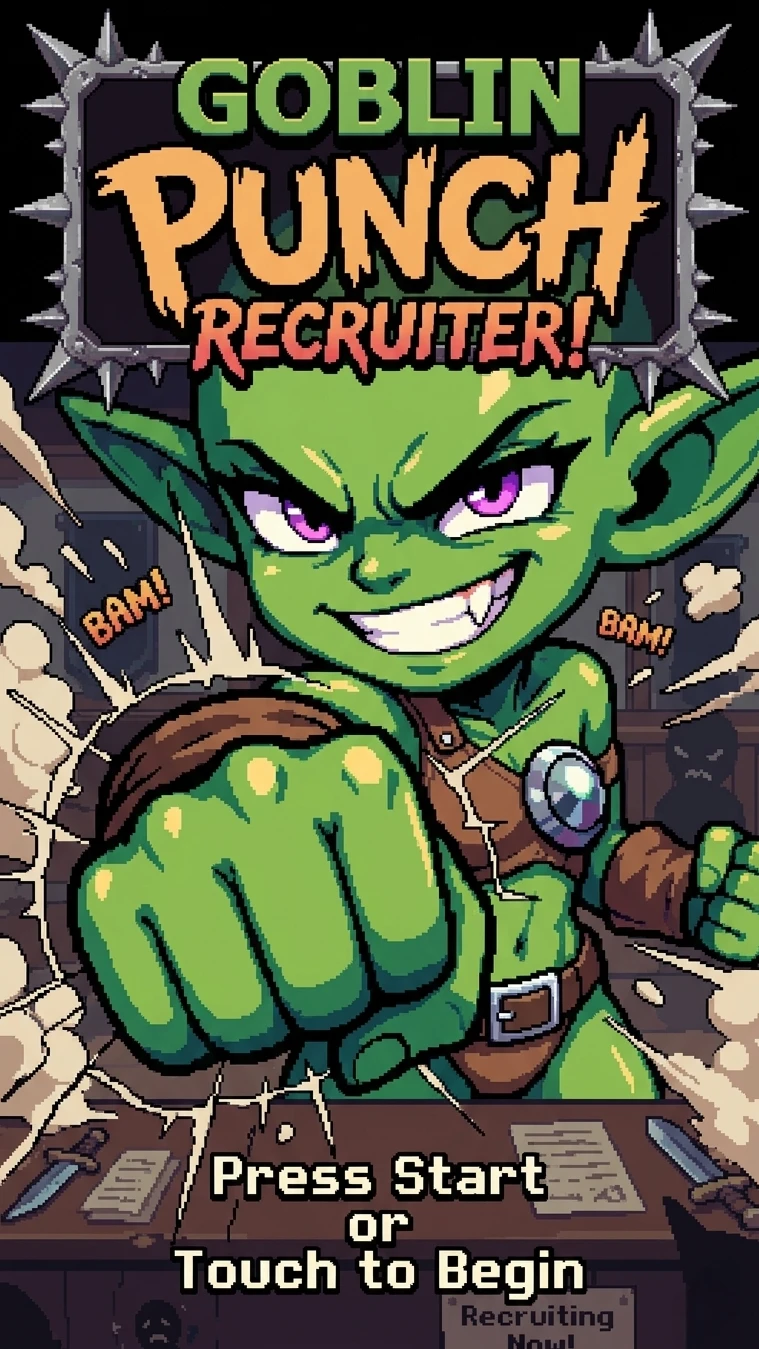 Goblin Punch Recruiter #goblin #action #videogame #game #punch #fun #silly