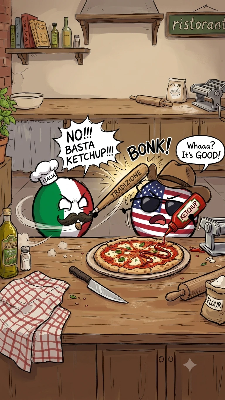 ITALY'S PIZZARIA - Italy Countryball Pizza Stealth Ketchup cover