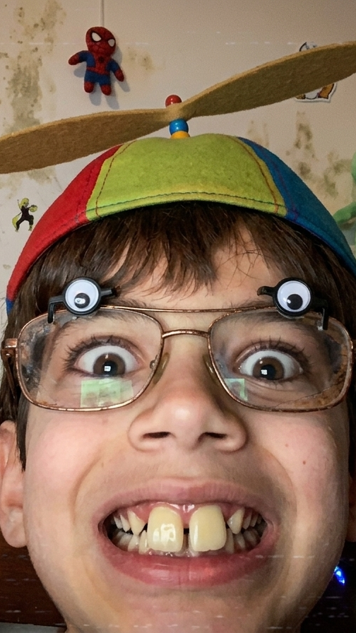 Does  the  kid  have  aura?