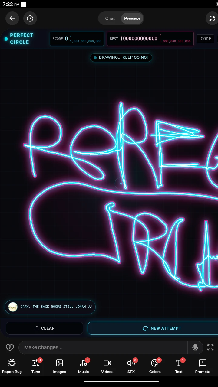 Perfect Circle - Neon Glow Arcade cover
