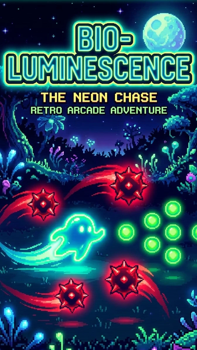 Bio-Luminescence #nuriderburrito #frenzy #dodge #challenge #leaderboard #neon #chase #hunger #retro #fyp