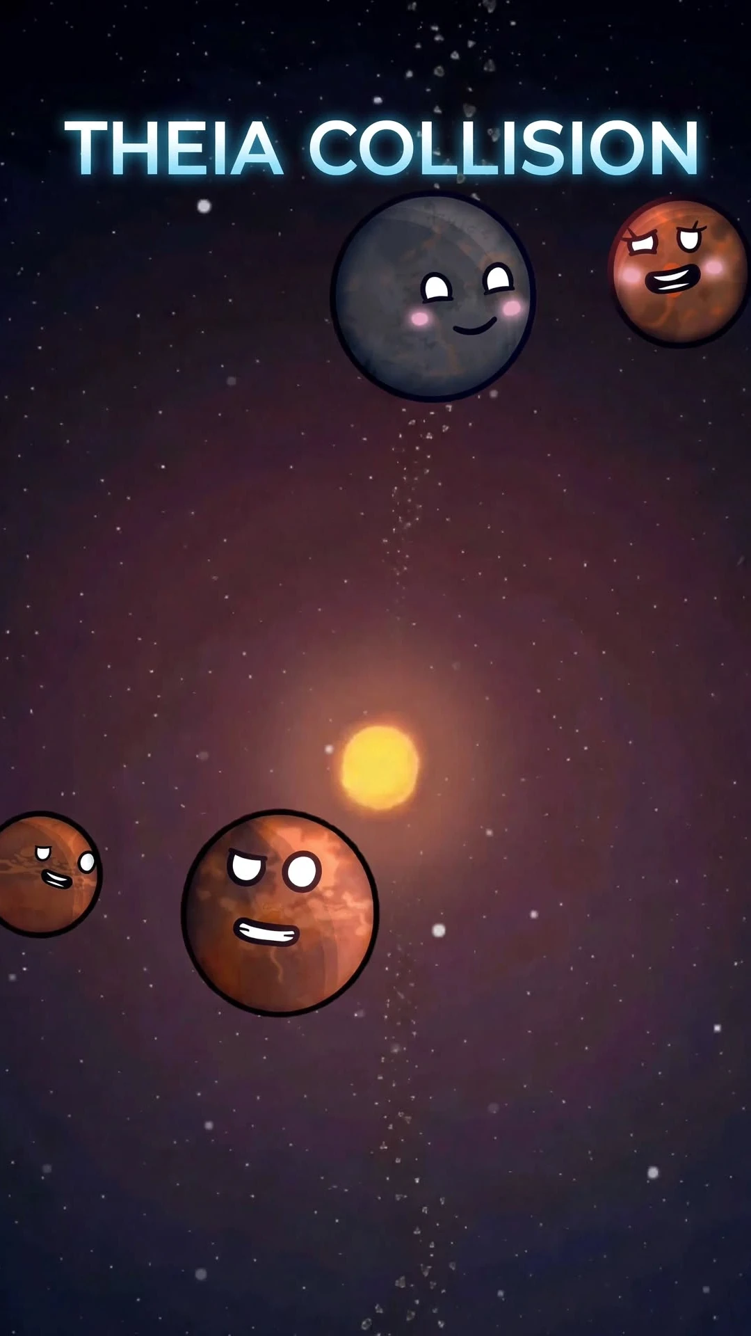 Theia collision moon formation cover