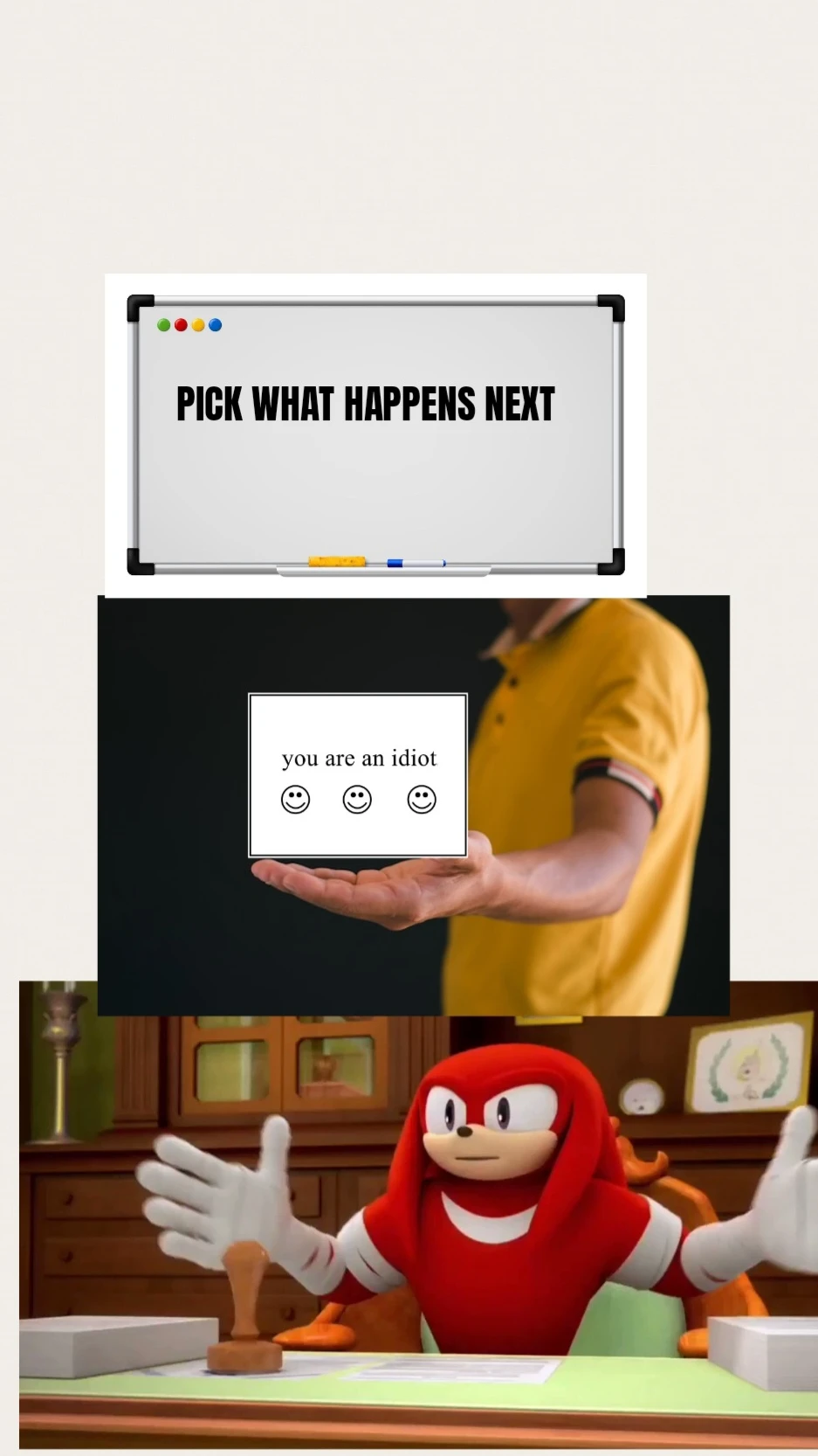 Knuckles Meme Court cover