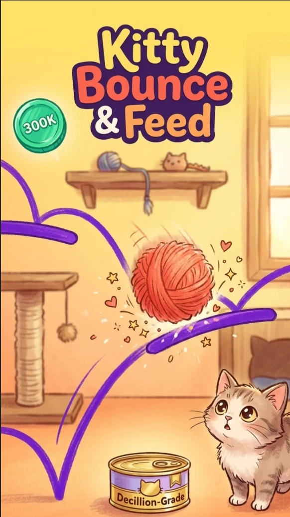 Kitty Bounce & Feed Update (new background) cover