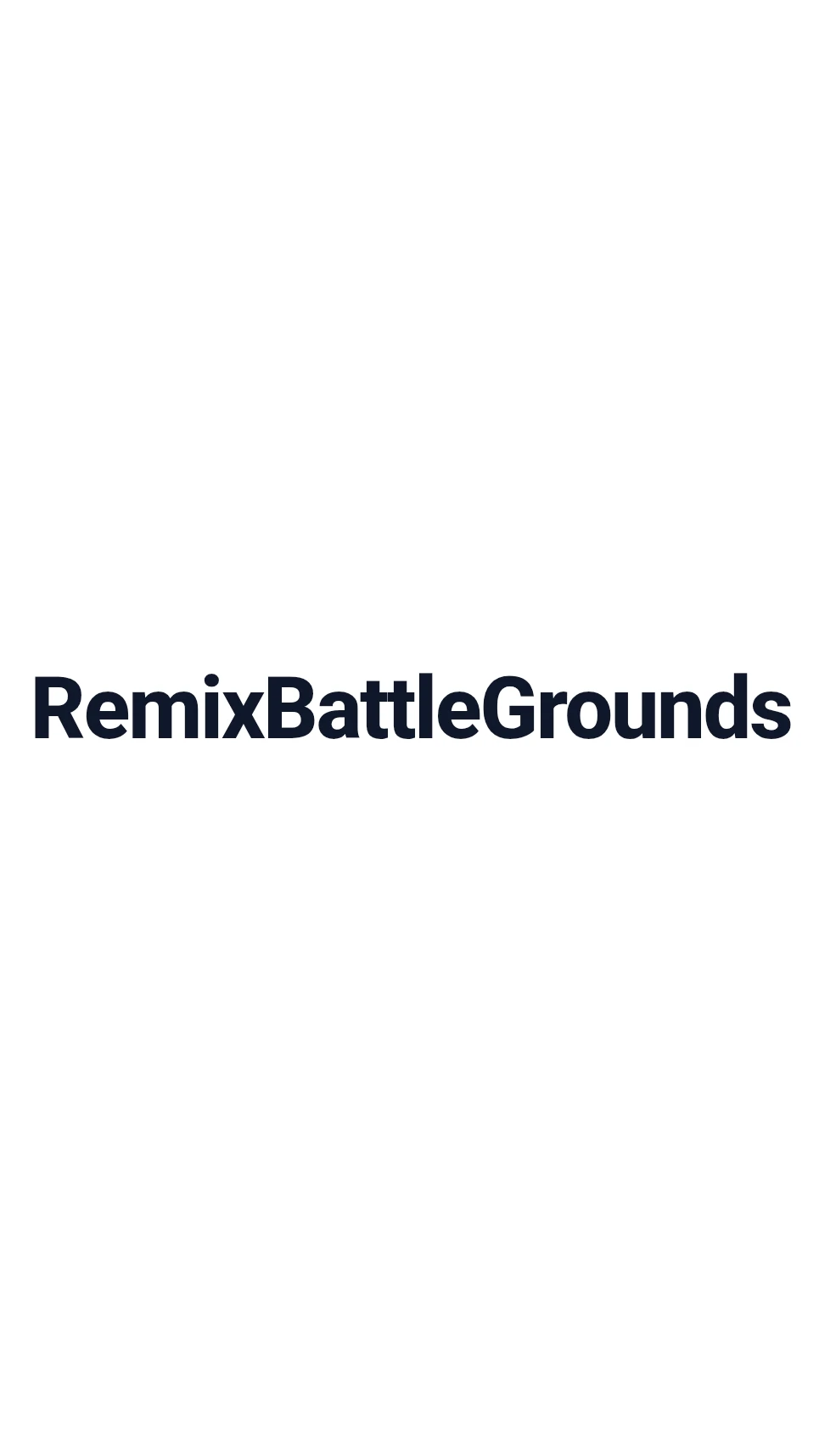 RemixBattleGrounds cover