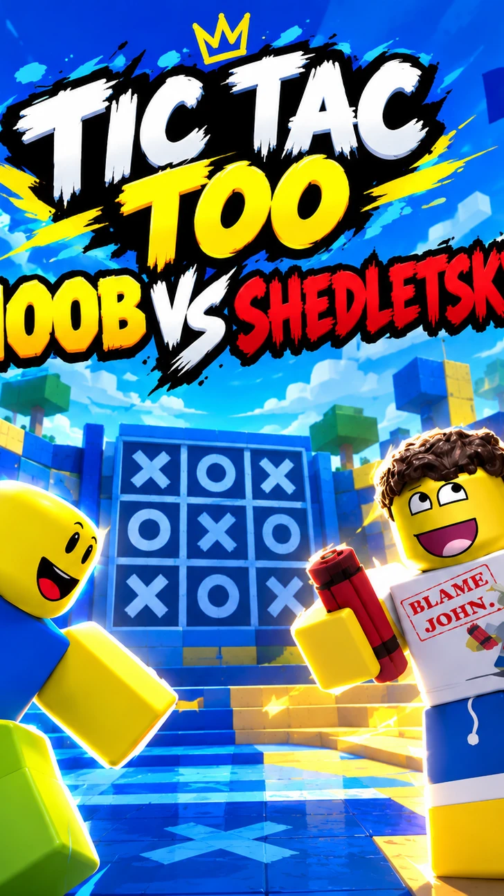 Roblox Tic-Tac-Toe: Shedletsky vs Noob cover