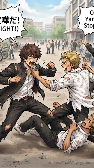 High School Brawl 3D: Cinematic and Action cover