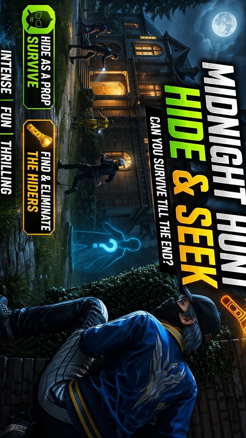 Midnight Hunt: Hide & Seek#BadgeCollector #NIGHT_X_GAMING #proleveogamin # # # #leaderboardgamw