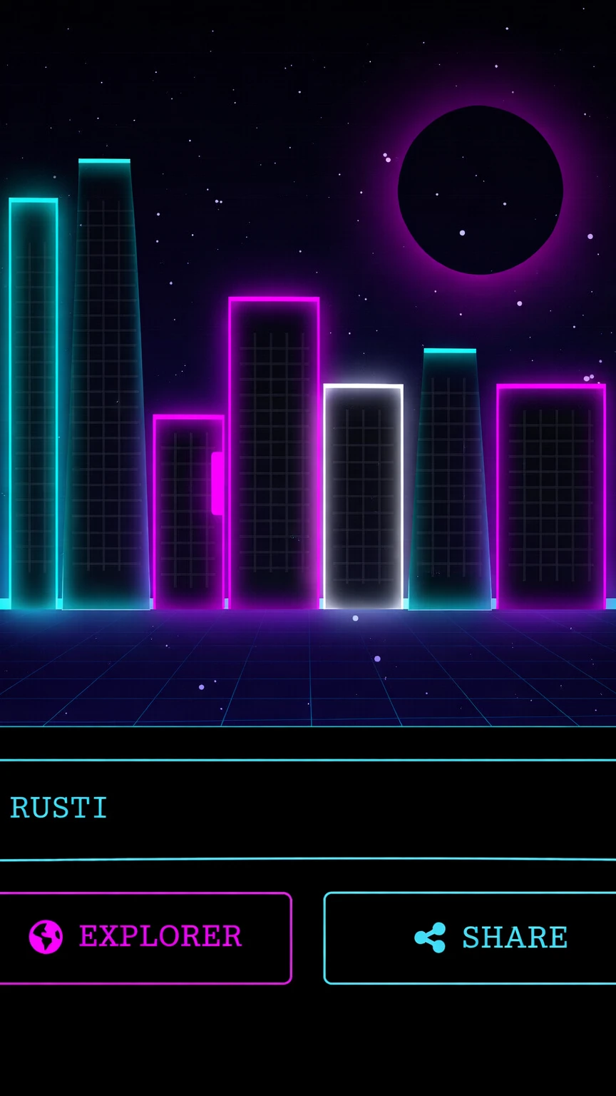 Neon Skyline Generator