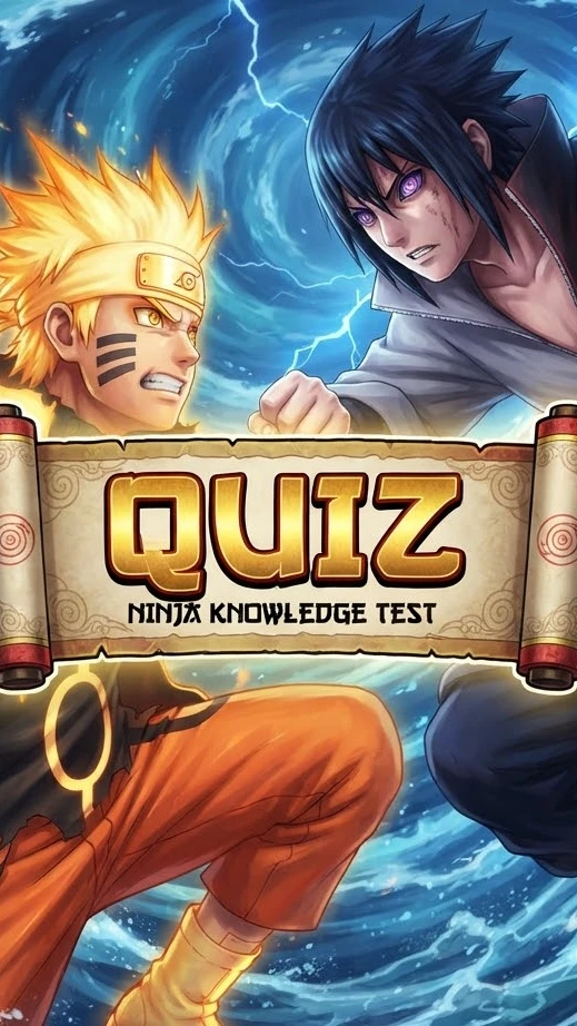 The ultimate strom quiz the quiz are Naruto cover