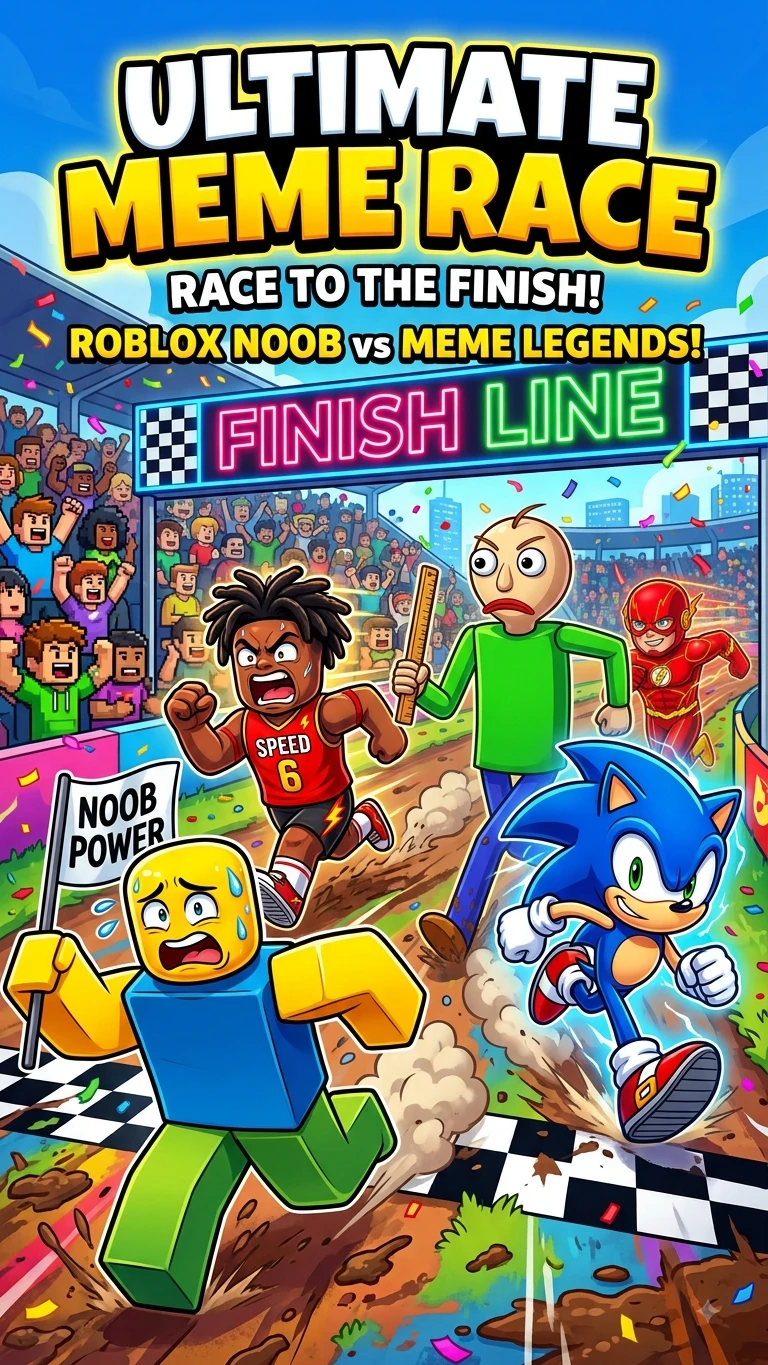 Ultimate meme race cover