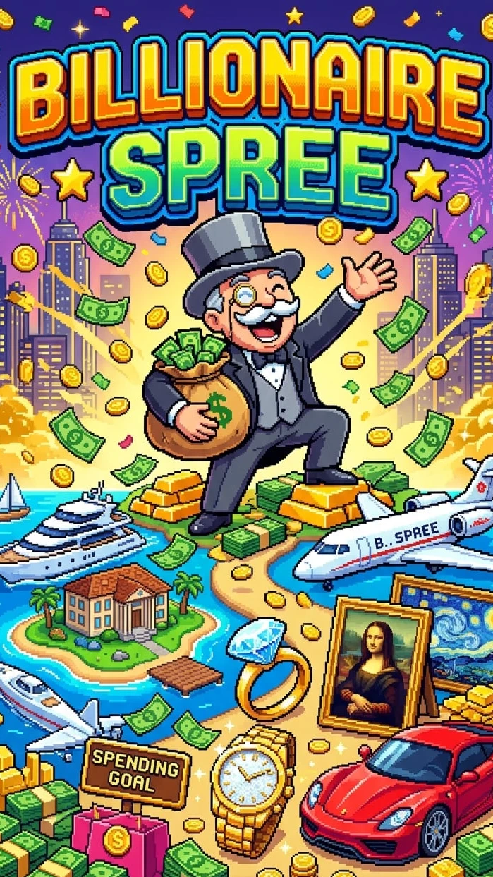 Billionaire Spree ,spend-money-billionaire #nuriderburrito #leaderboard #challenge #fyp #billionaire #spending #rich #sandbox