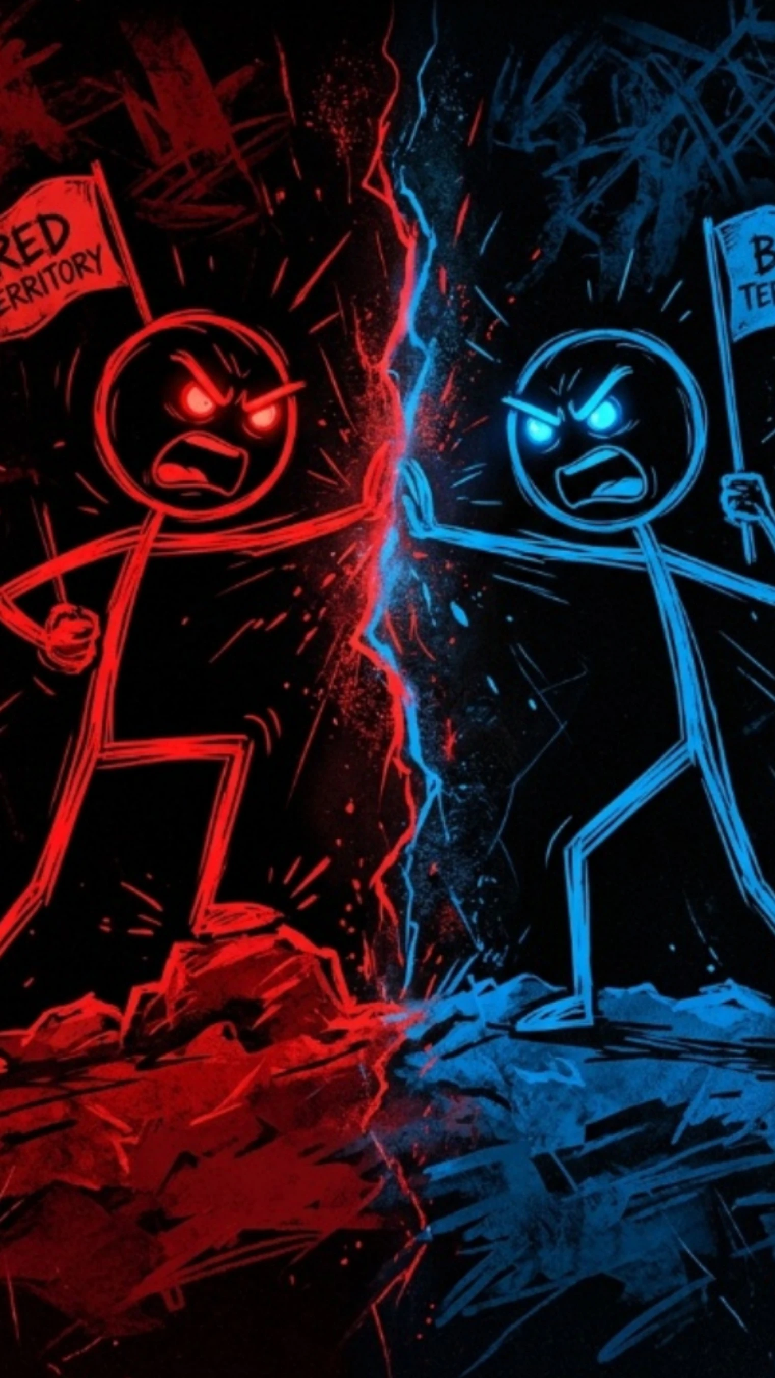 Pixel Territory: Red vs Blue cover