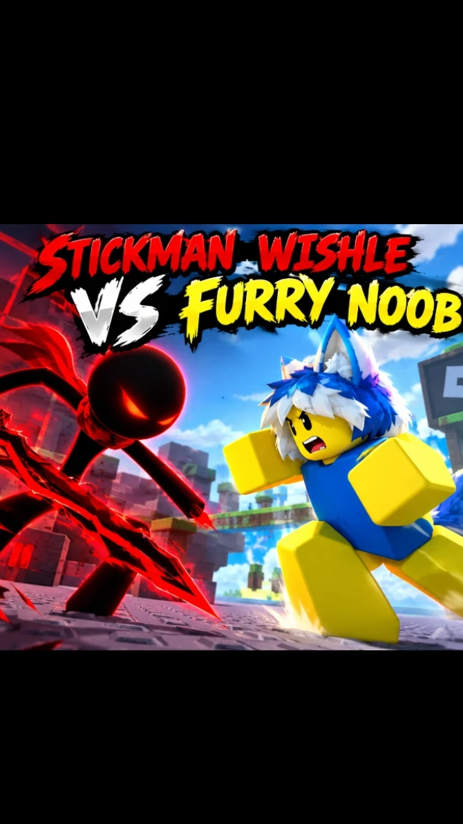 Whisle Stickman vs Furry Noob!!! (try this game horror) (by gamer swaqer creator) cover