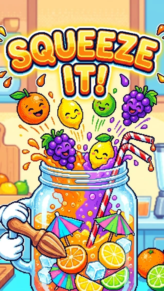 Squeeze It! #nuriderburrito #leaderboard #challenge #fyp #fruit #orders #chilling #relaxing #squeeze
