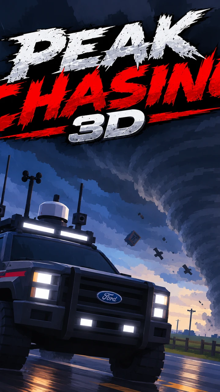 PEAK CHASING 3D CODE: TORNADO STROM CHASER cover